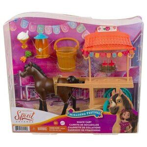 Dreamworks: Spirit Untamed-Miradero Festival Snack Cart Playset by Mattel Coll.